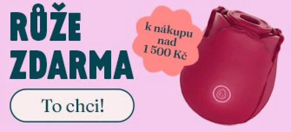 Získejte podtlakový stimulátor klitorisu Rose jako dárek