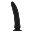 BASIC X Elio silikonové dildo s přísavkou černé