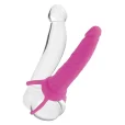 Dual Anální Dildo - stimulace vaginální i anální najednou Pink
