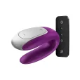 Satisfyer Double fun Párový vibrátor fialový