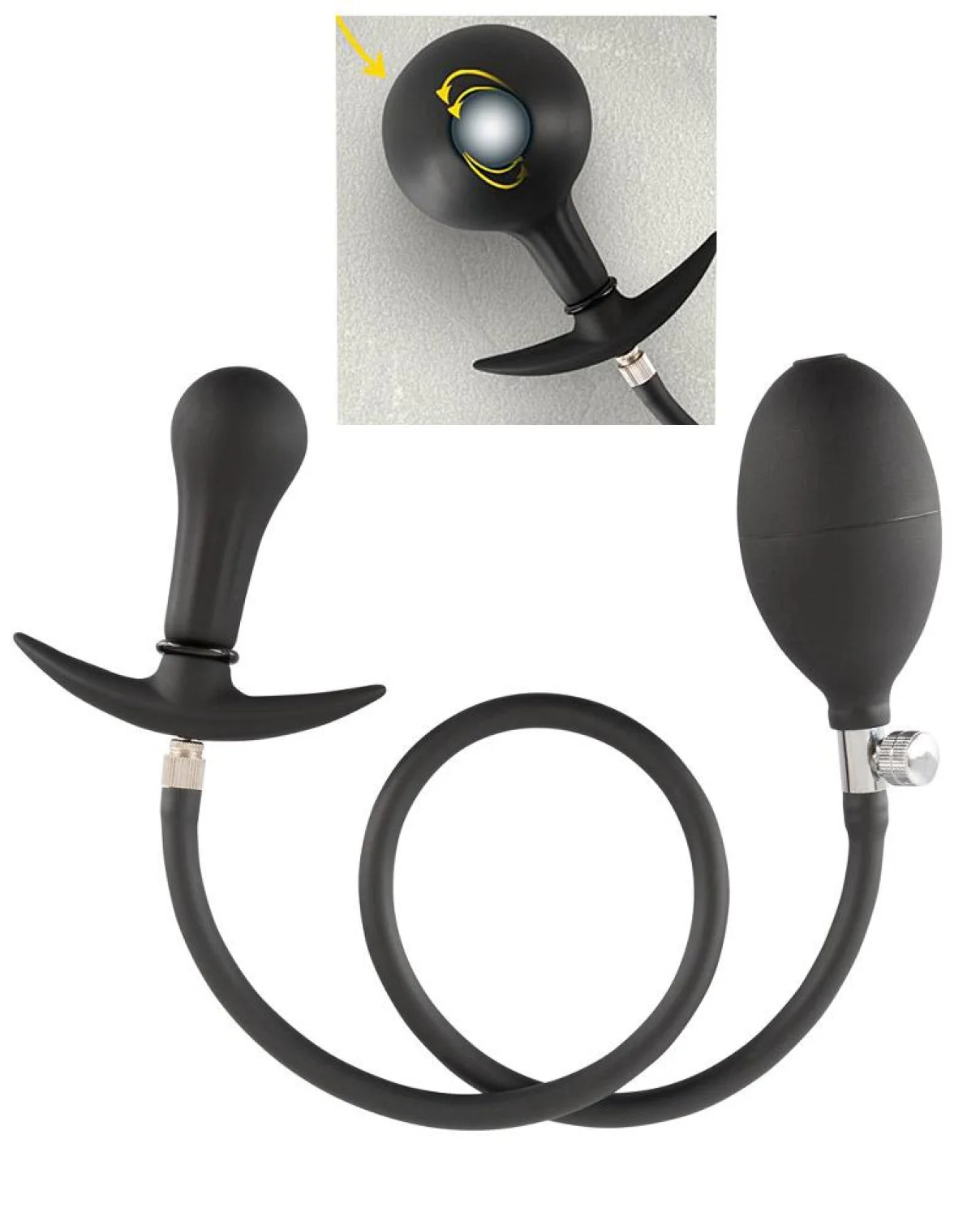 You2Toys Nafukovací anální kolík s kuličkou uvnitř