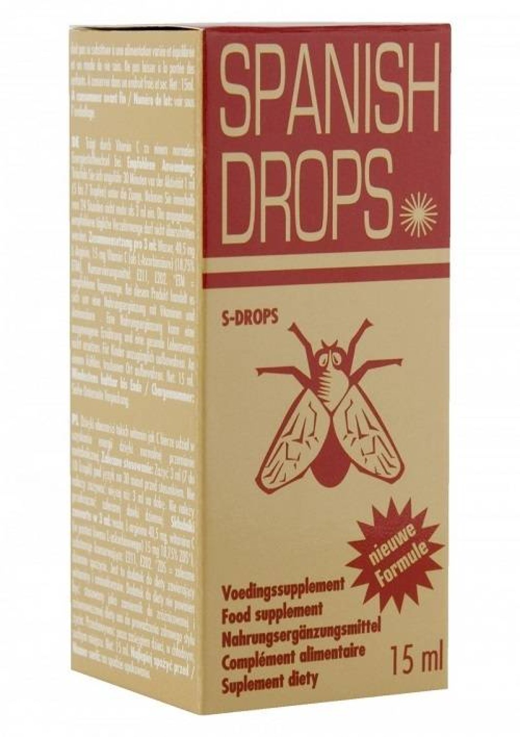Španělské mušky Gold 15 ml - doplněk stravy