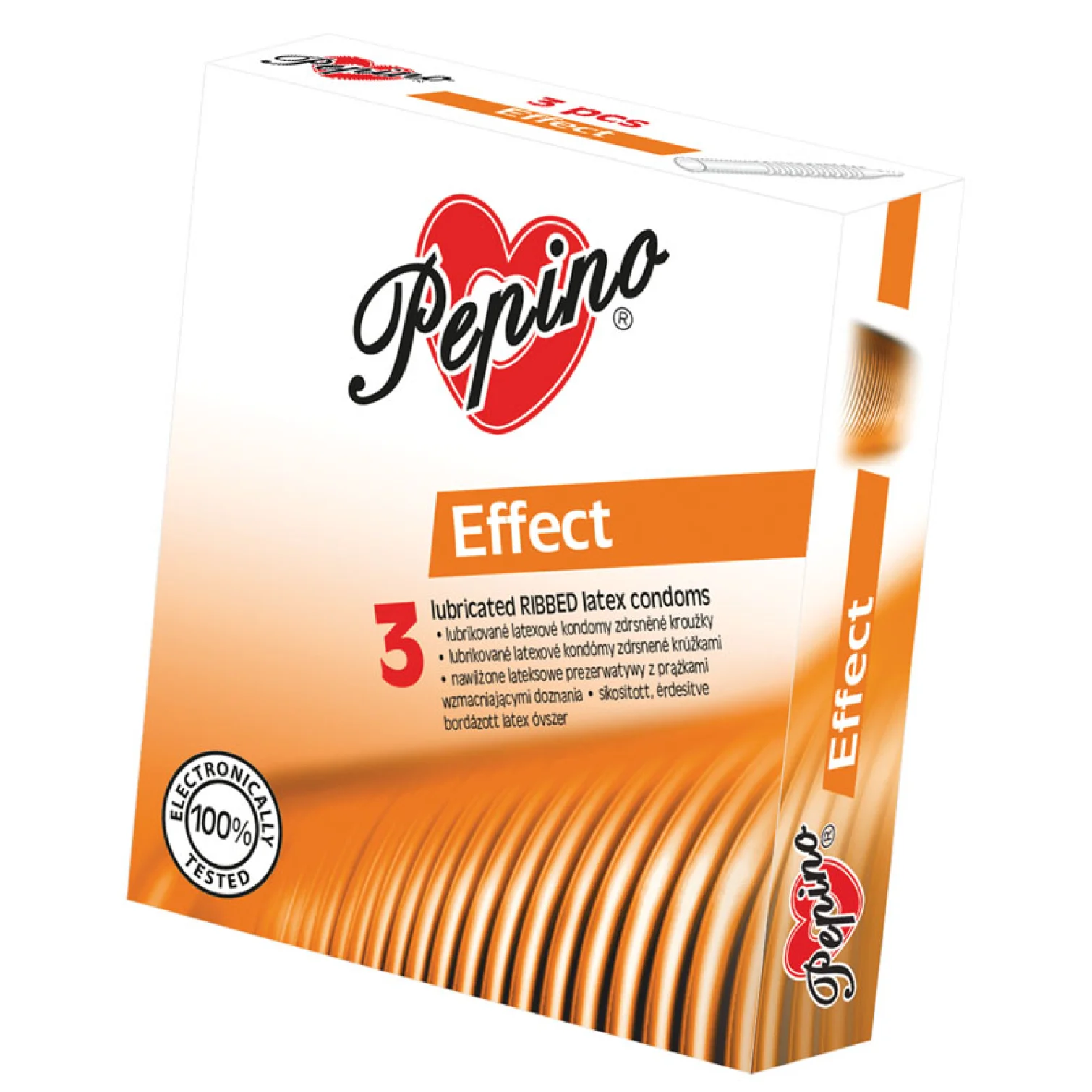 Pepino kondomy Effect - 3 ks