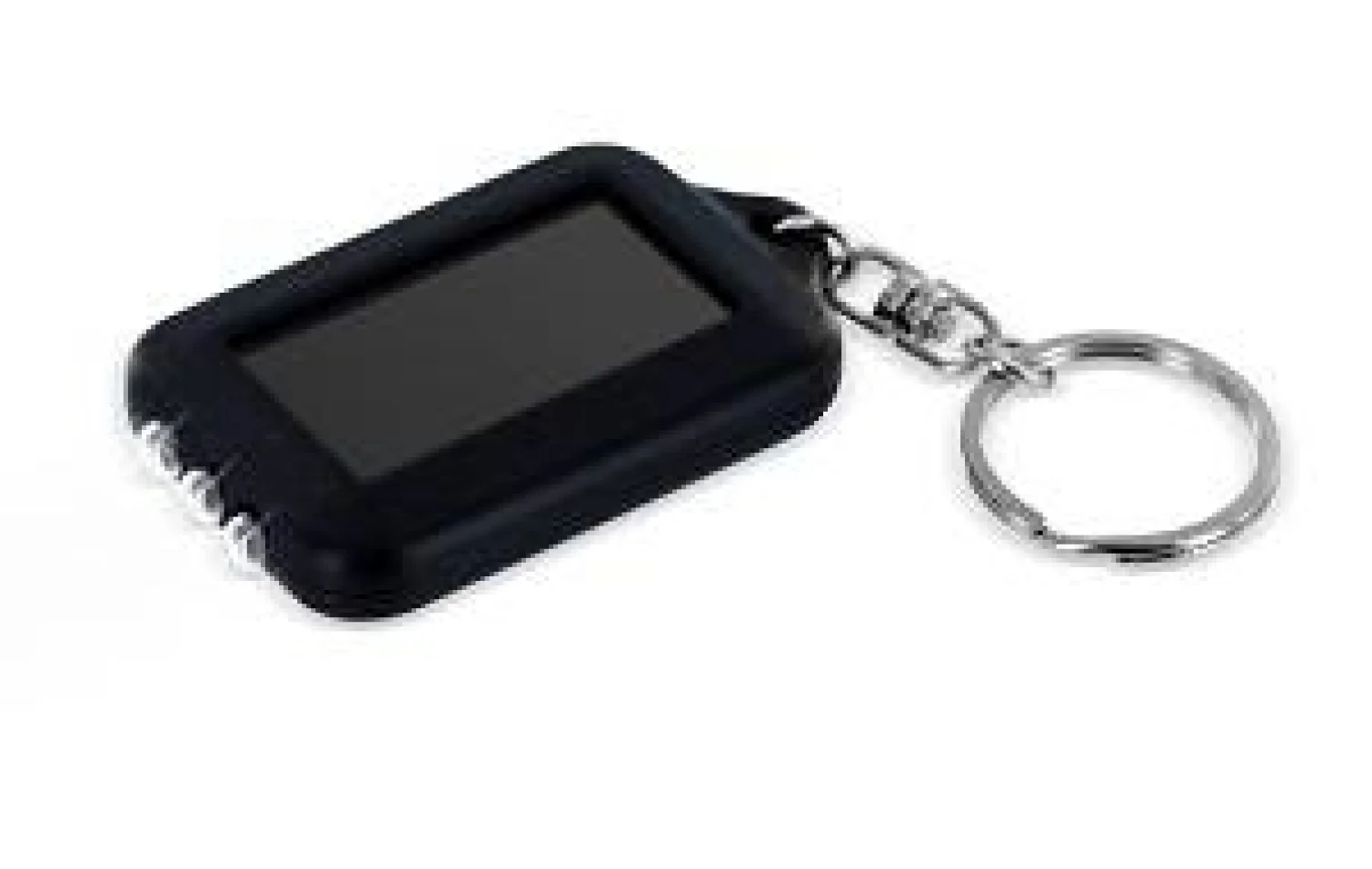 LED solární baterka - klíčenka s logem