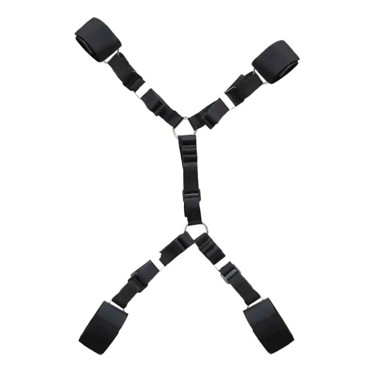 Poutací BDSM sada na postel BASIC X Cross