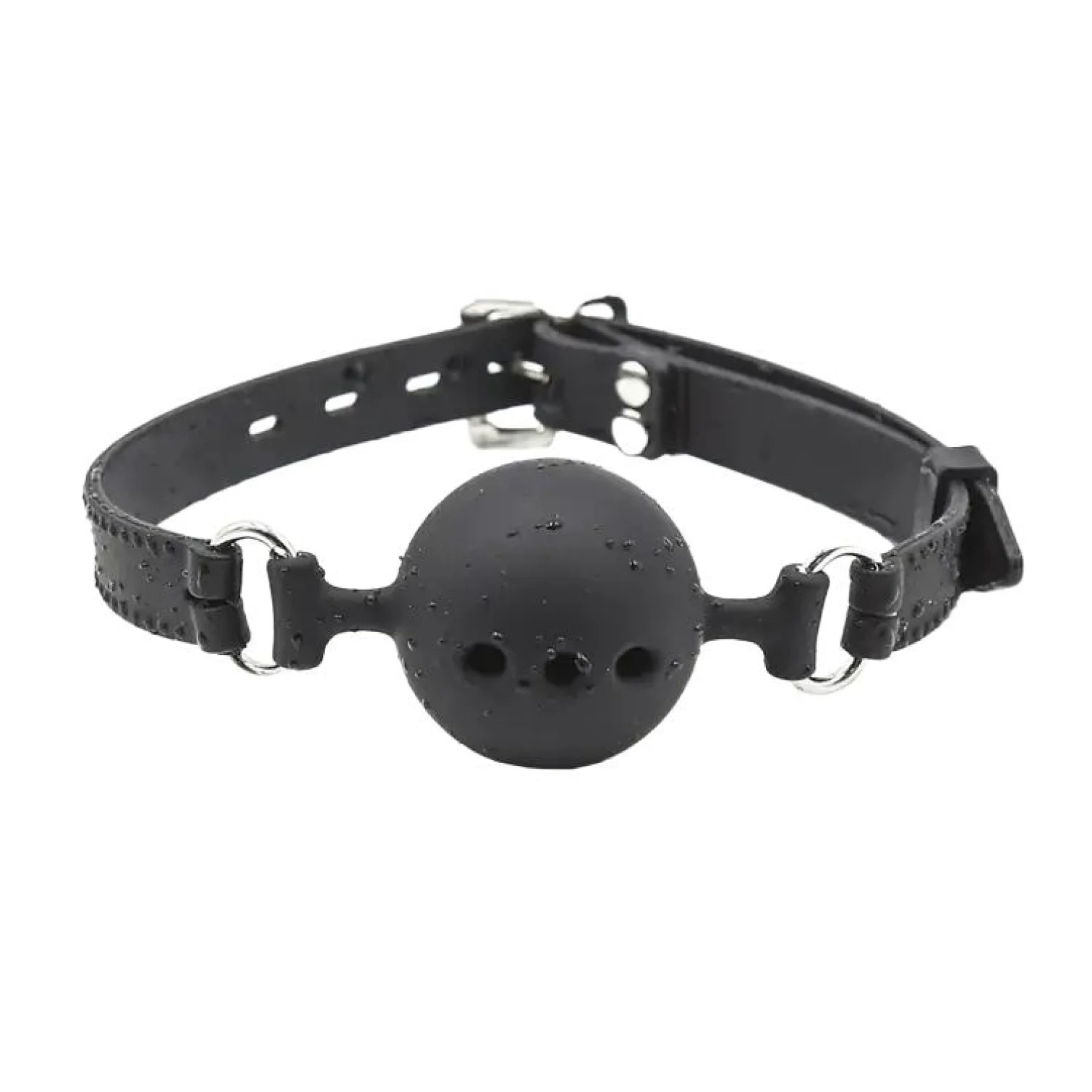 BASIC X Silikonový roubík prodyšný - černý