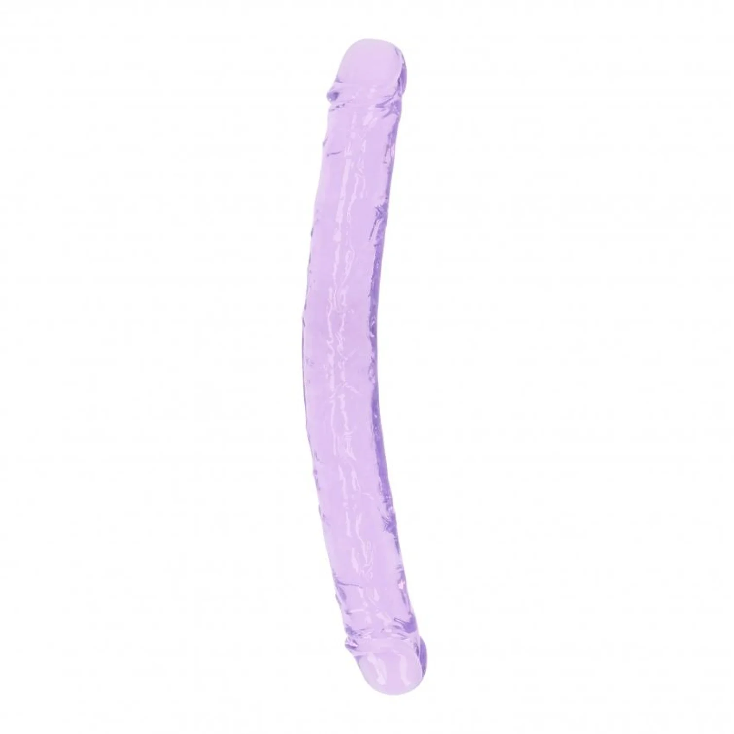Realrock Oboustranné dildo 34 cm - fialové