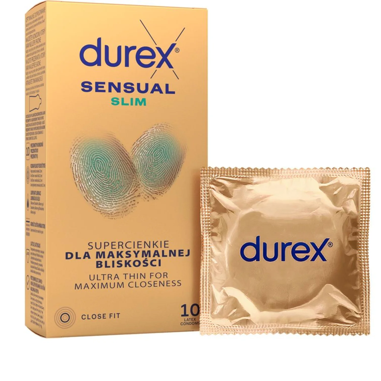 DUREX kondomy Sensual Slim 10 ks