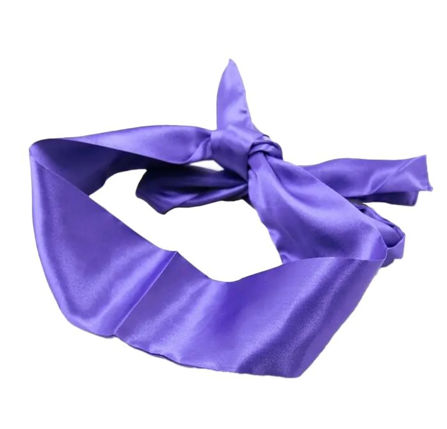 BASIC X Saténová šála na oči fialová