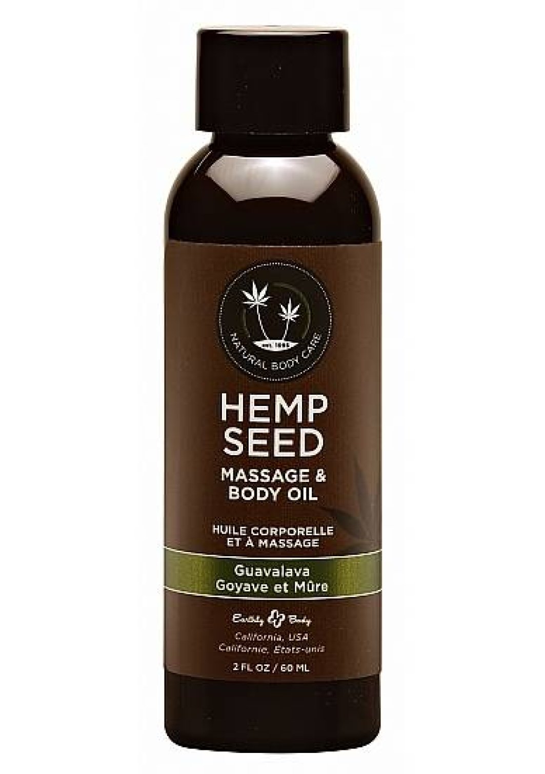 Hemp Seed masážní olej - guava a ostružina 60 ml