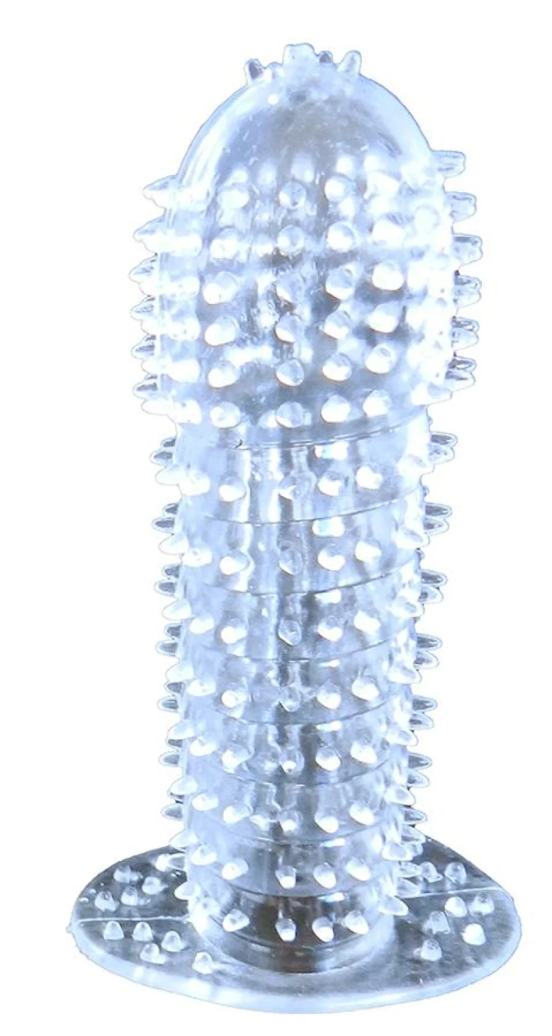 BASIC X Broon stimulační návlek na penis transparentní