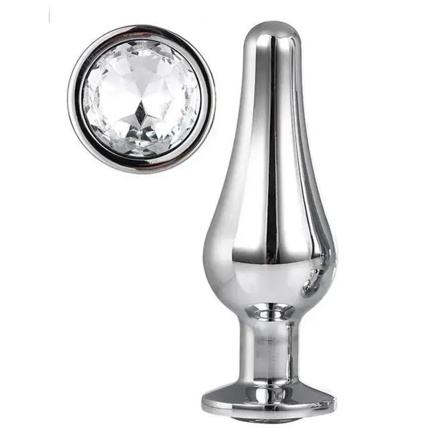 Gleaming love anální kolík Silver S