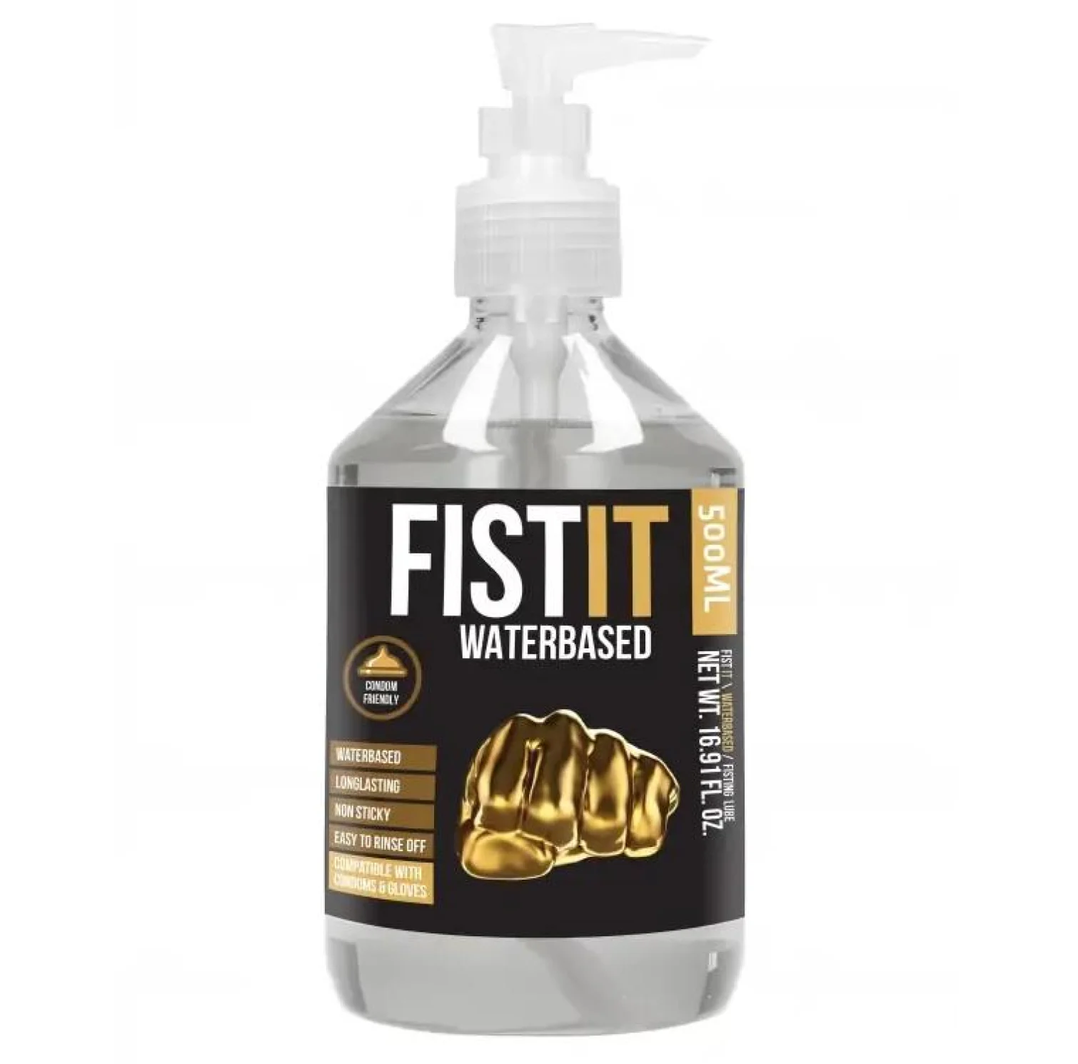 Fist-it Waterbased Lubrikační gel s pumpičkou 500 ml