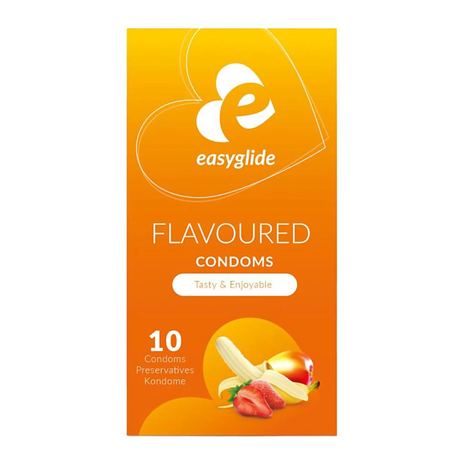 EasyGlide Flavored kondomy 10 ks