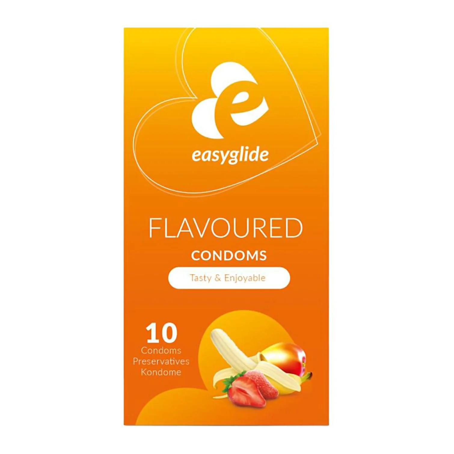 EasyGlide Flavored kondomy 10 ks