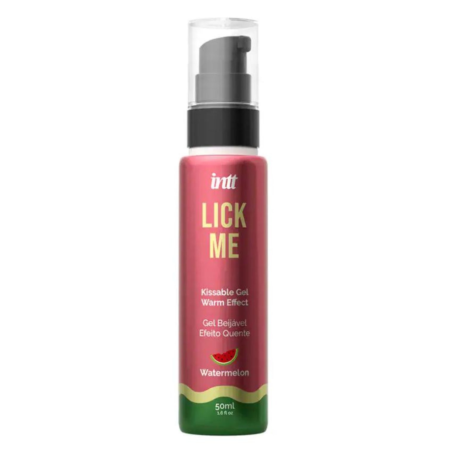 INTT Lick meSlíbatelný gel s hřejivým efektem 50 ml - Watermelon