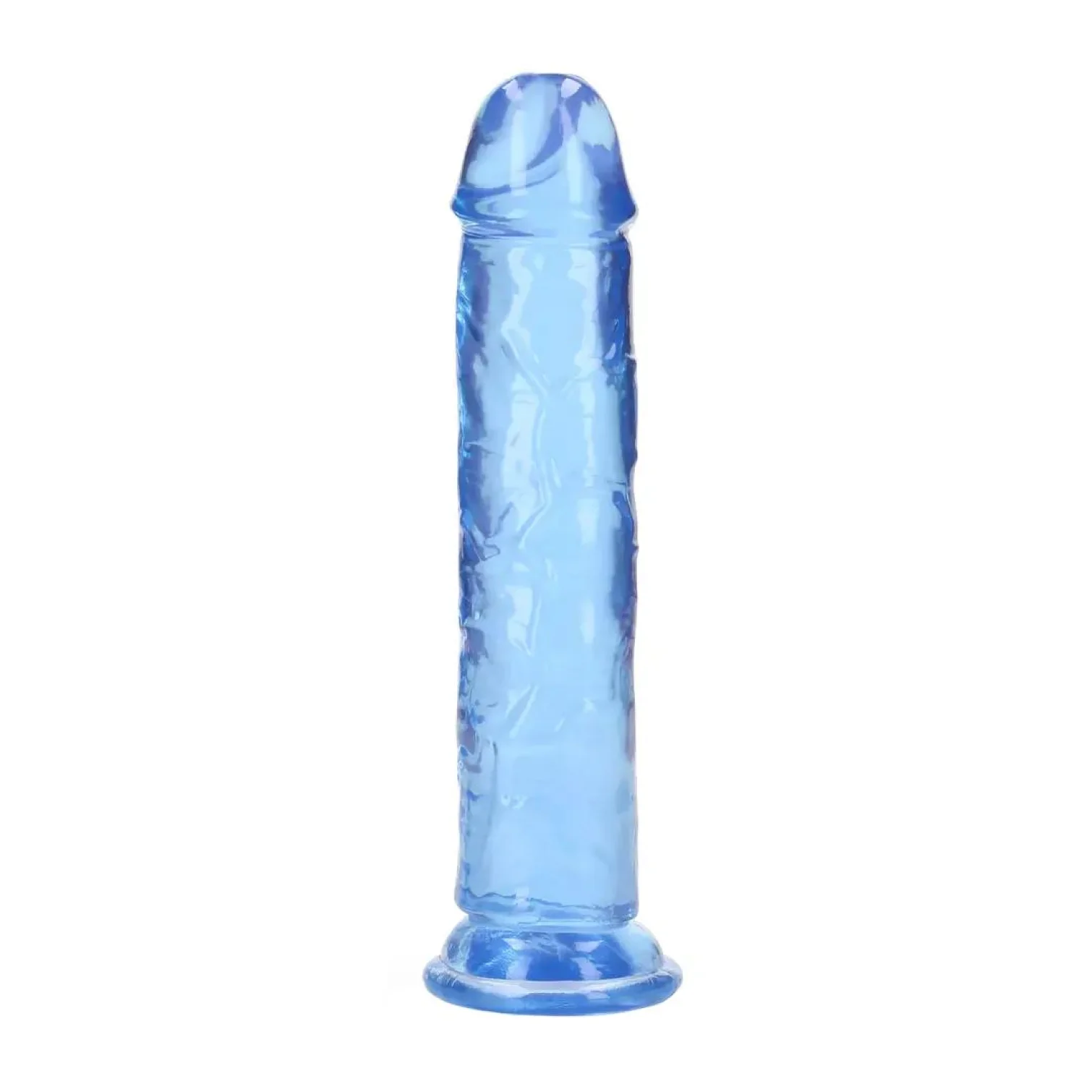 Realrock Realistické dildo s přísavkou 22 cm - modré