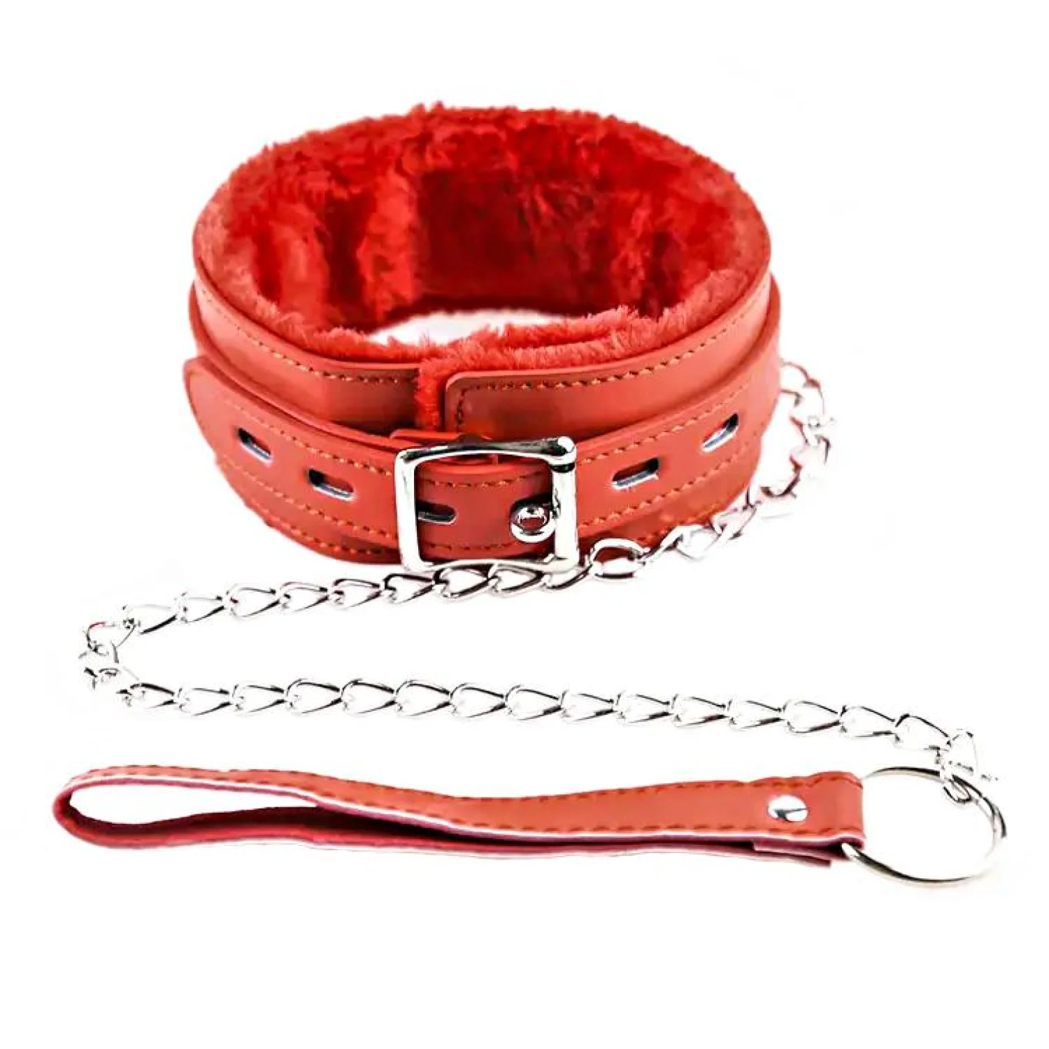 BASIC X obojek s vodítkem červený