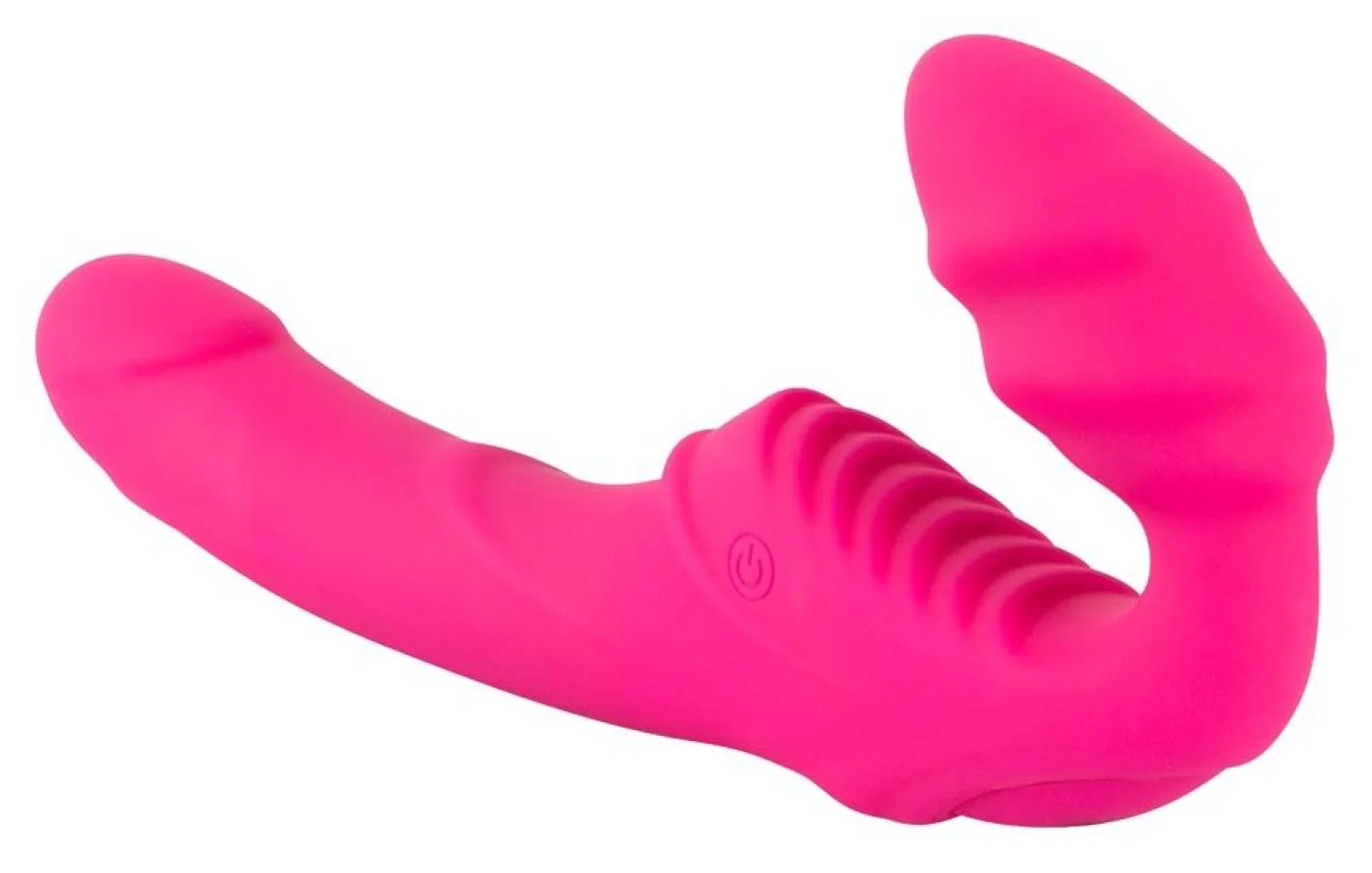 Strapless strap-on Vibrátor - růžový