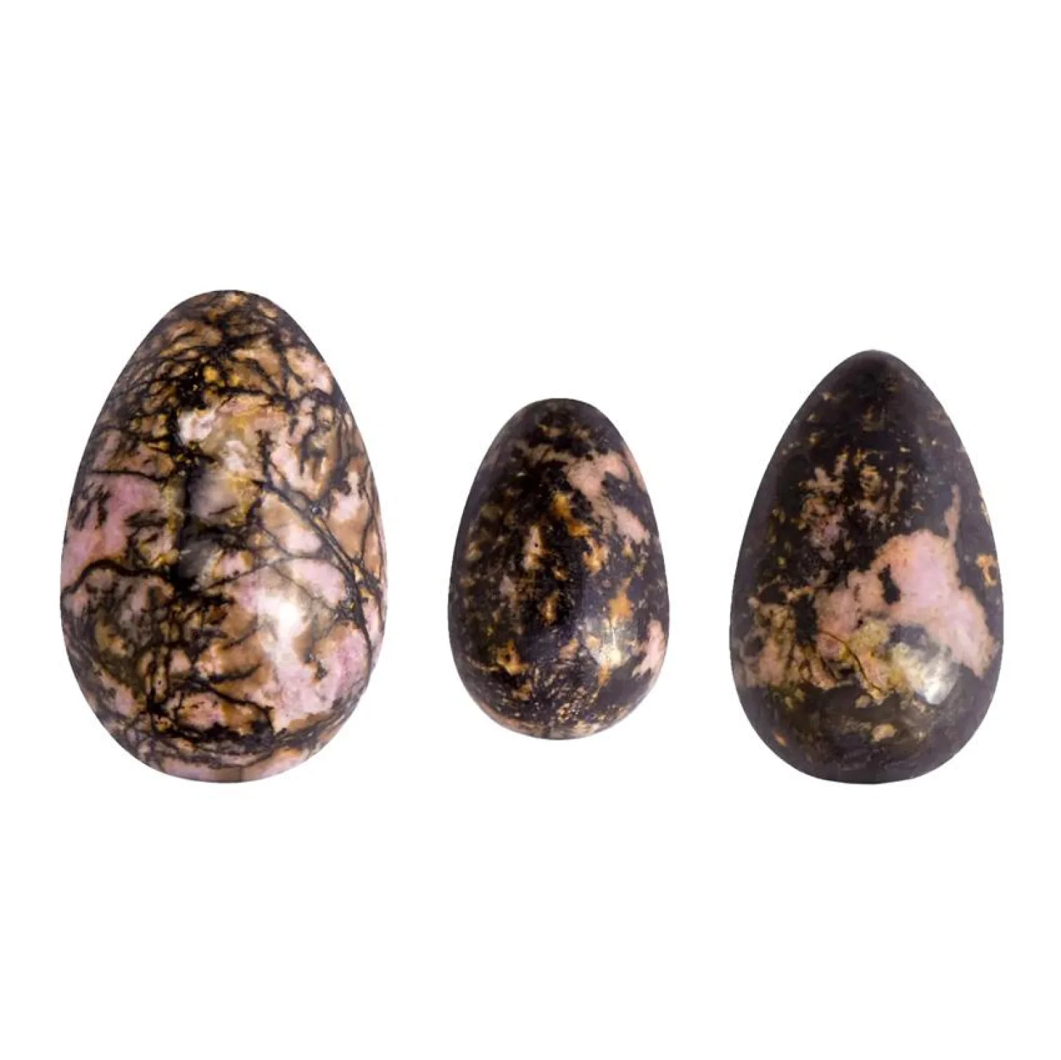 Yoni vajíčka sada 3 ks - rodonit