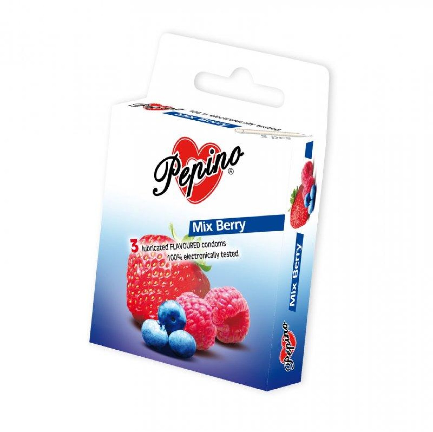 Pepino kondomy Mix Berry - 3 ks