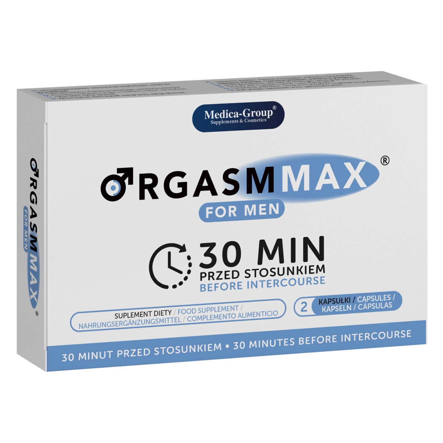 Medica-group Orgasm Max For Men 2 kapsle (doplněk stravy)