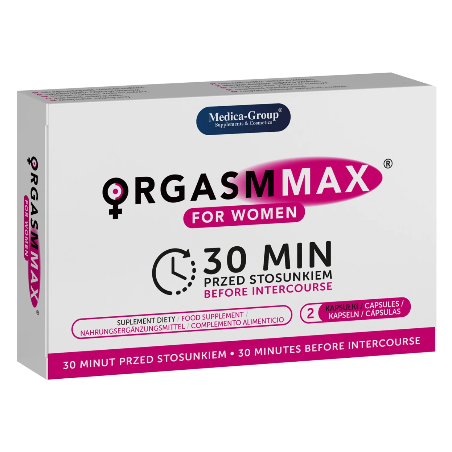 Medica-group Orgasm Max For Women 2 kapsle (doplněk stravy)