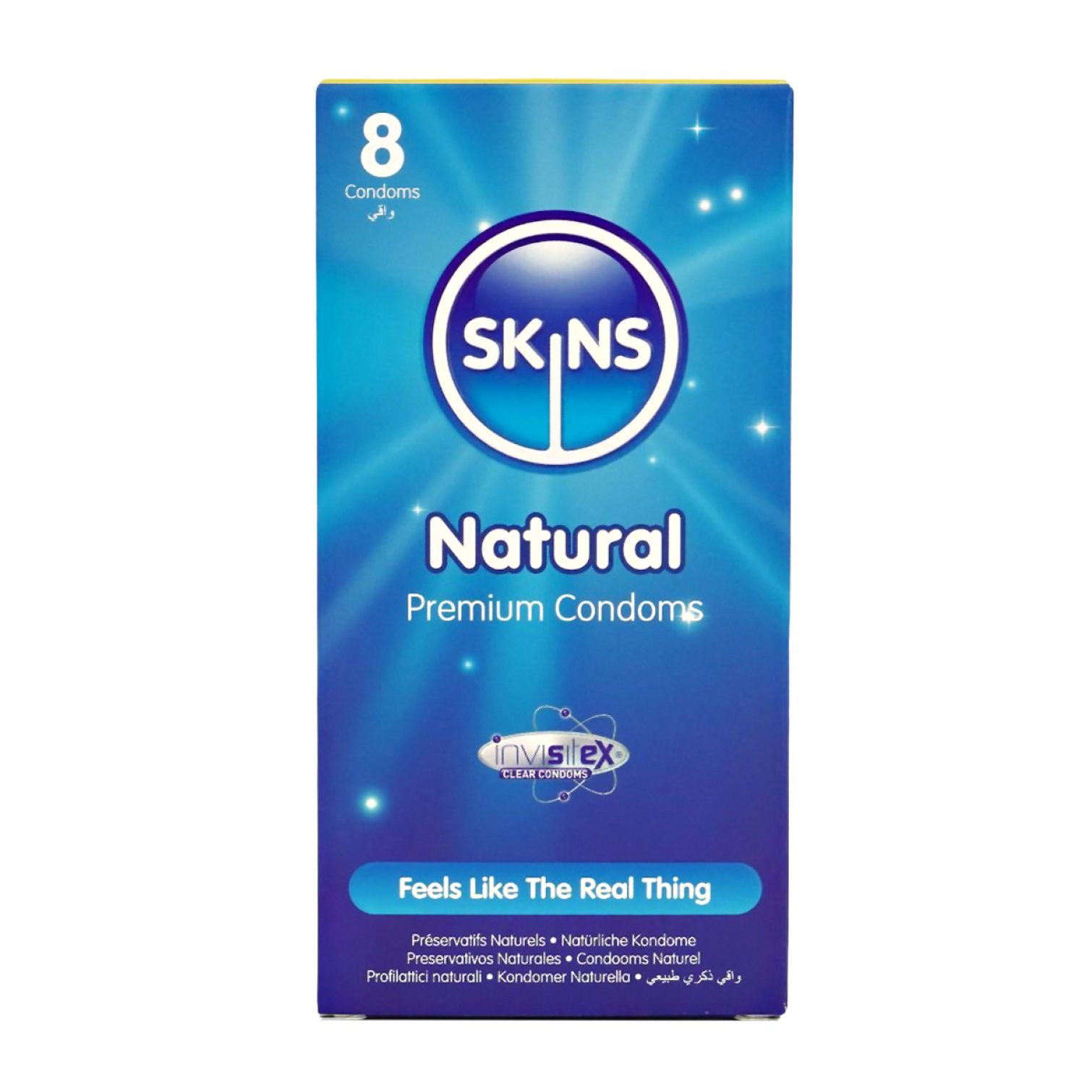 SKINS kondomy Natural 8 ks