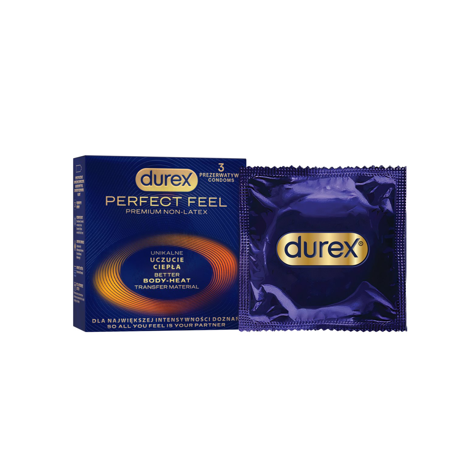 Durex kondomy Perfect Feel 3 ks