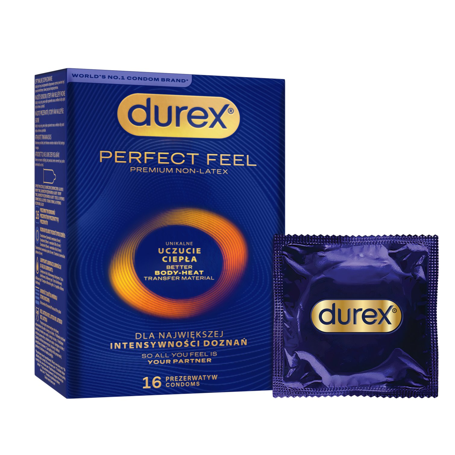 Durex kondomy Perfect Feel 16 ks