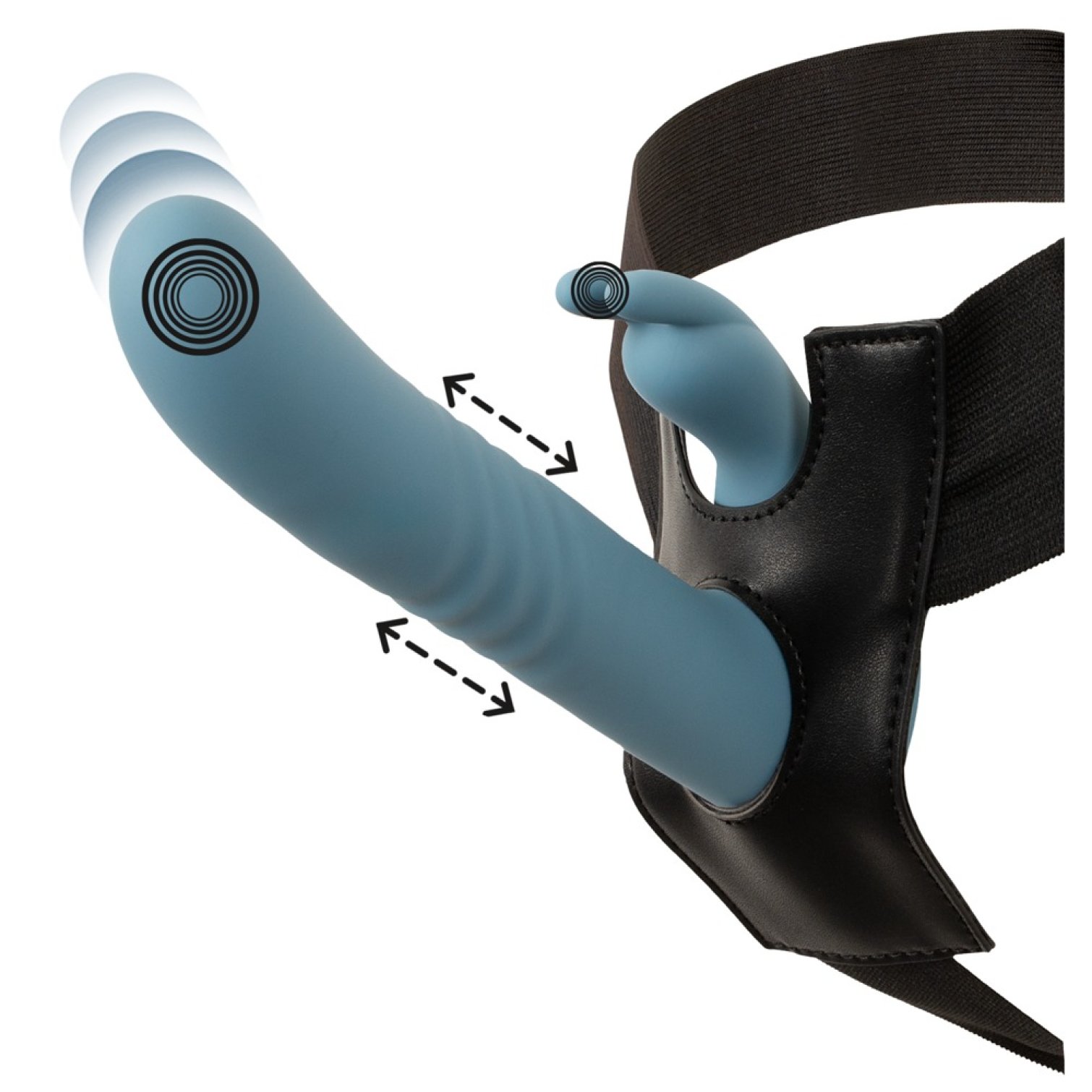 You2toys Strap-on set s rabbit vibrátorem