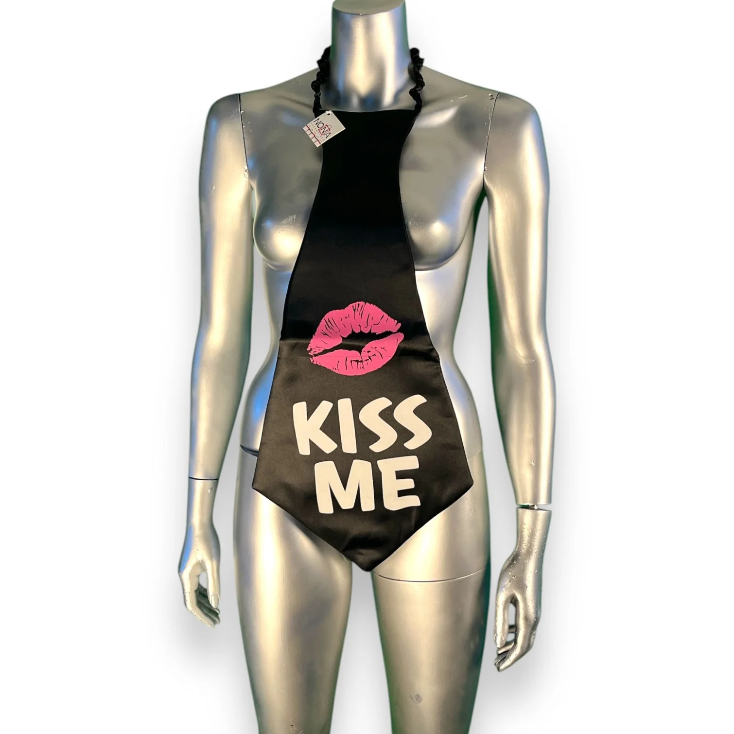 Kiss me XXL kravata - černá