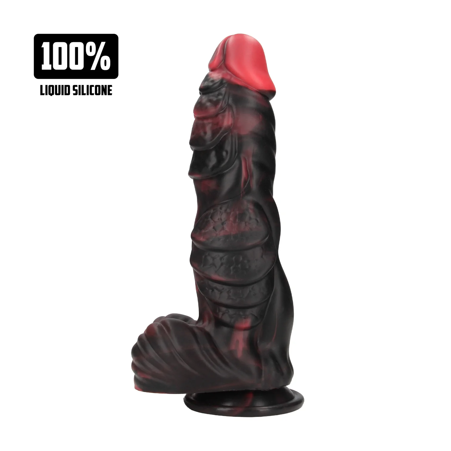 Infernal Demon dildo - červeno-černé