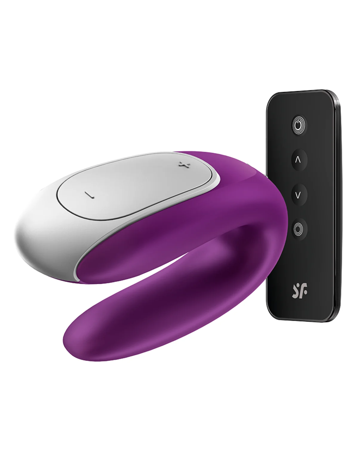 Satisfyer Double fun Párový vibrátor fialový