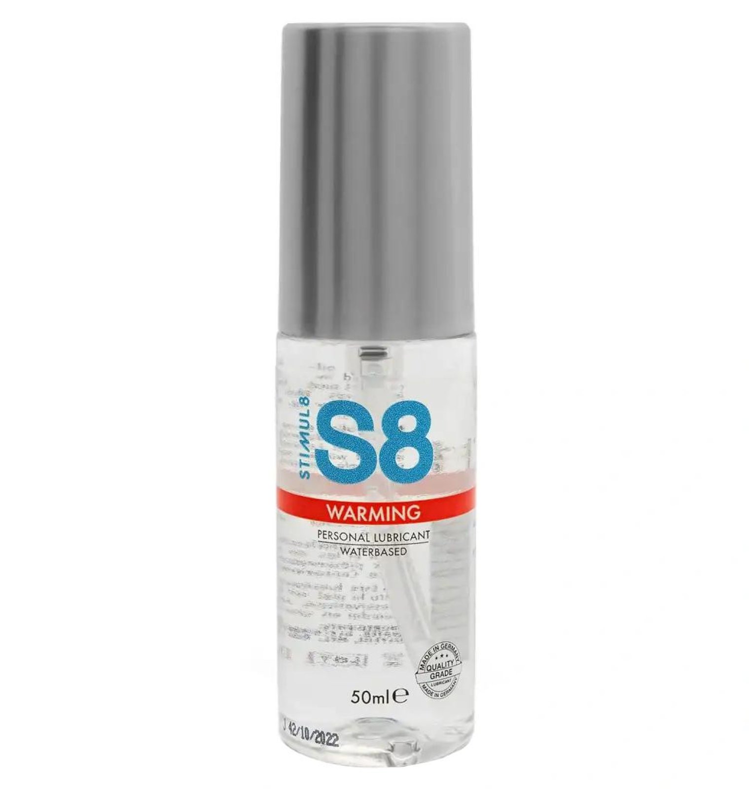 S8 Hřejivý lubrikační gel 50 ml