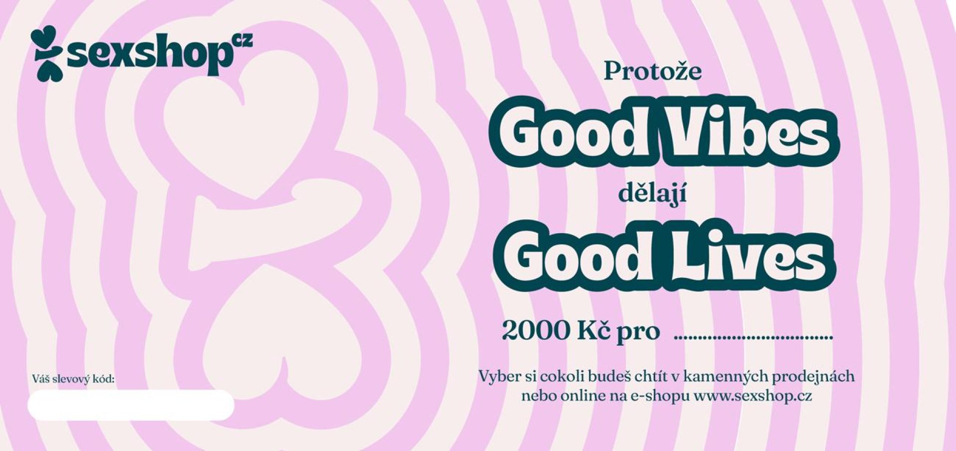 Dárkový poukaz v hodnotě 2000 Kč