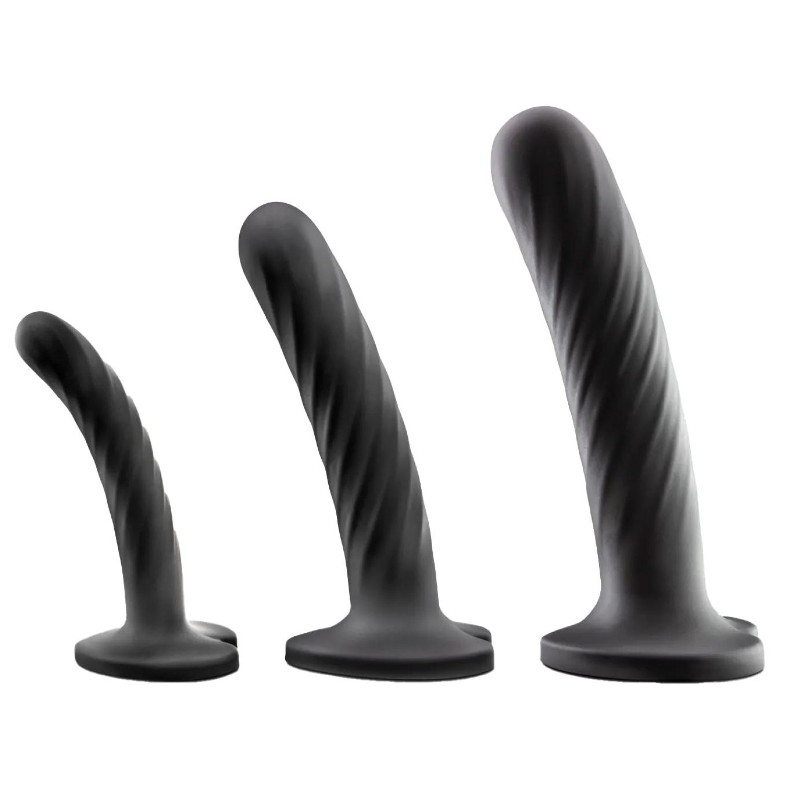 Temptasia Twist treninkový set dild 3ks - černý