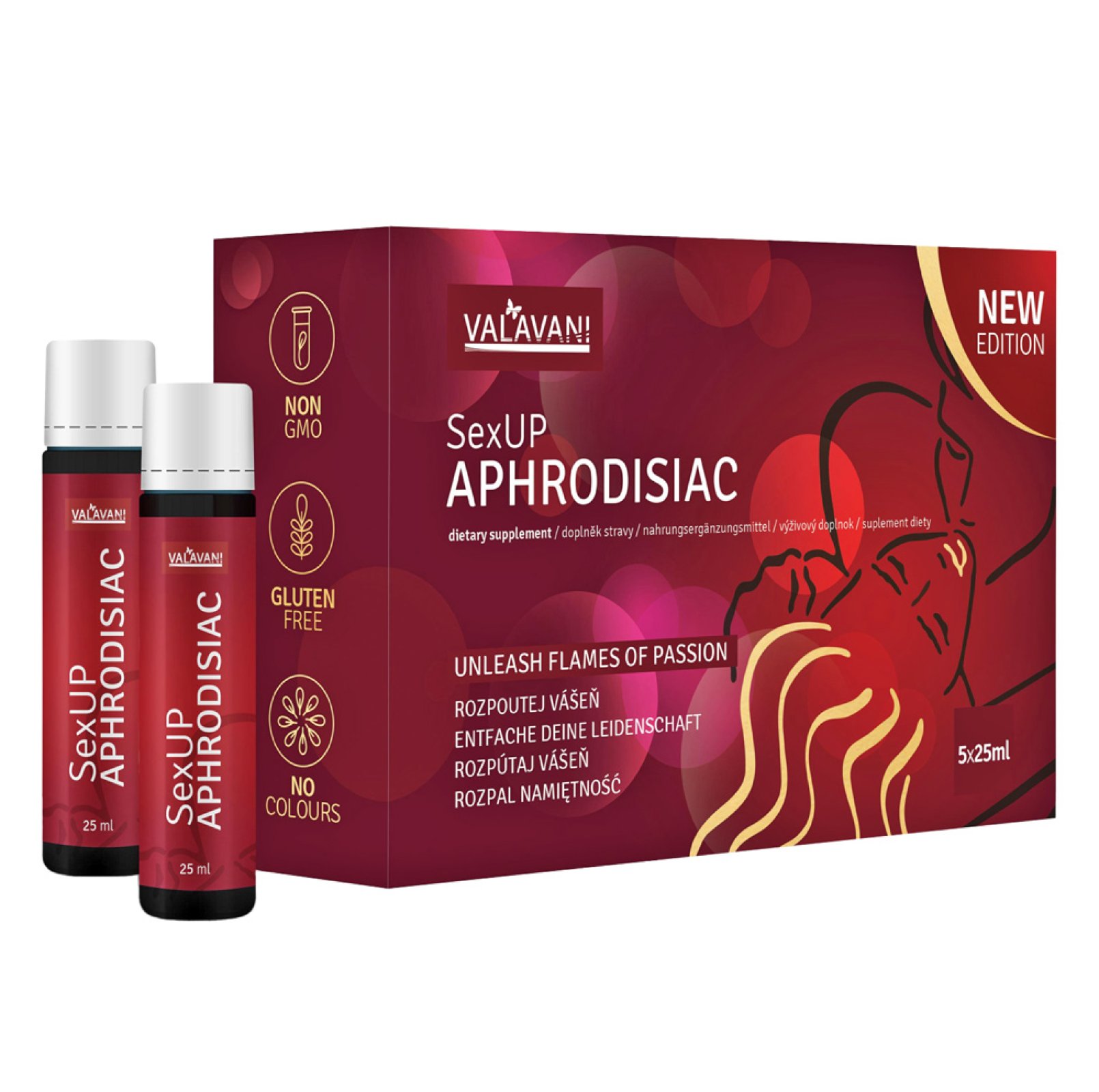 SexUP Aphrodisiac 5x25ml doplněk stravy