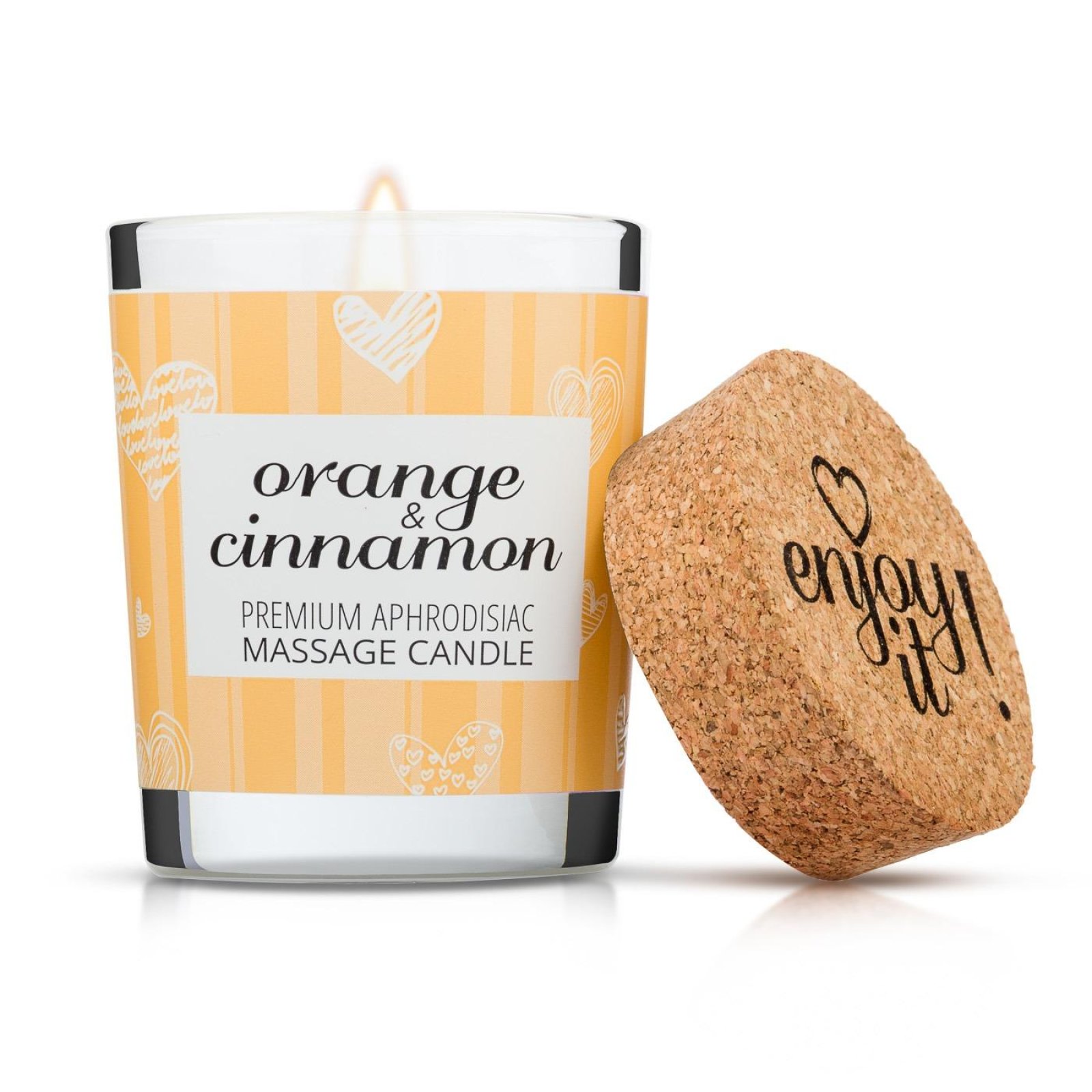Enjoy it! Masážní svíčka Orange and cinnamon 70 ml