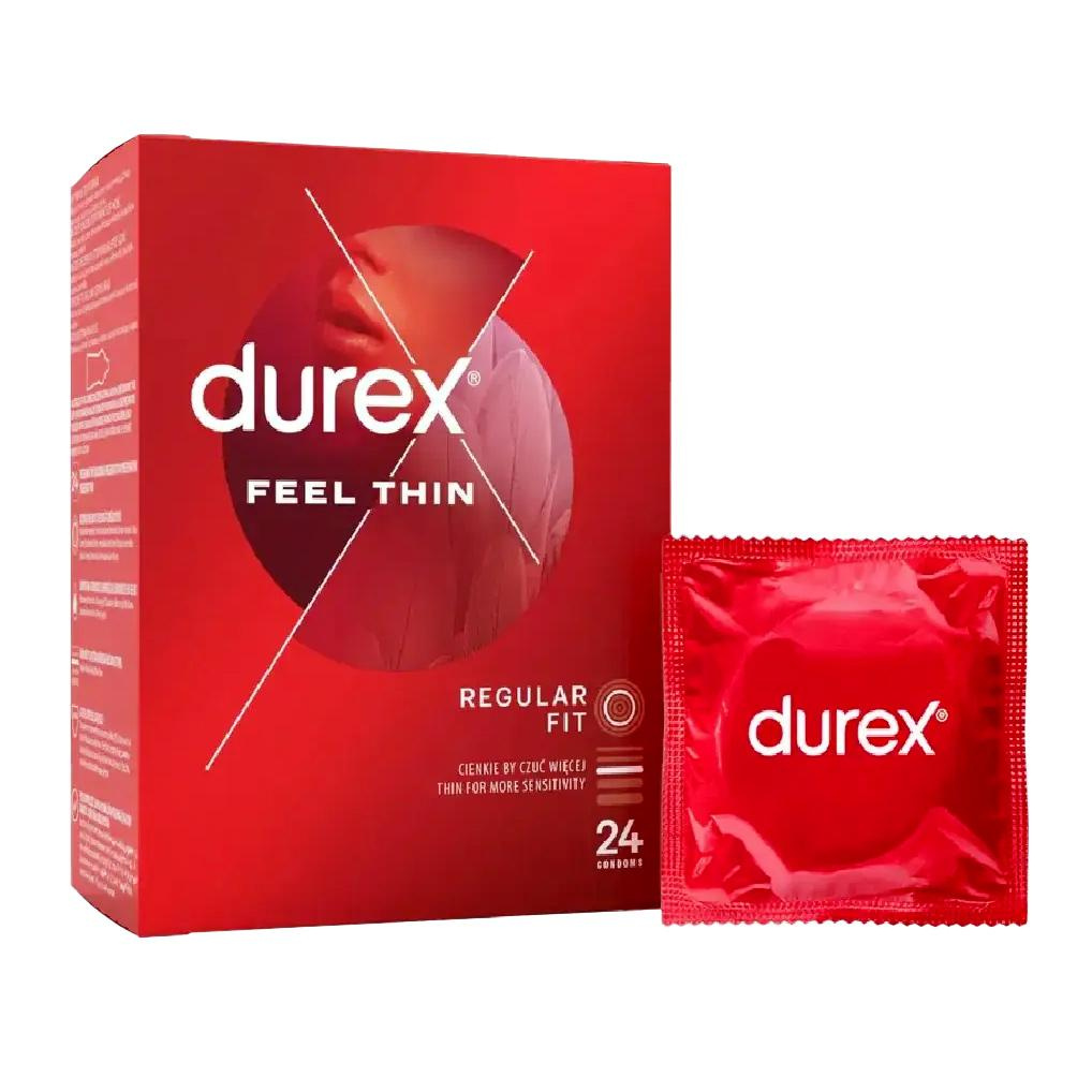 Durex Feel Thin Classic – tenké kondomy (24 ks)
