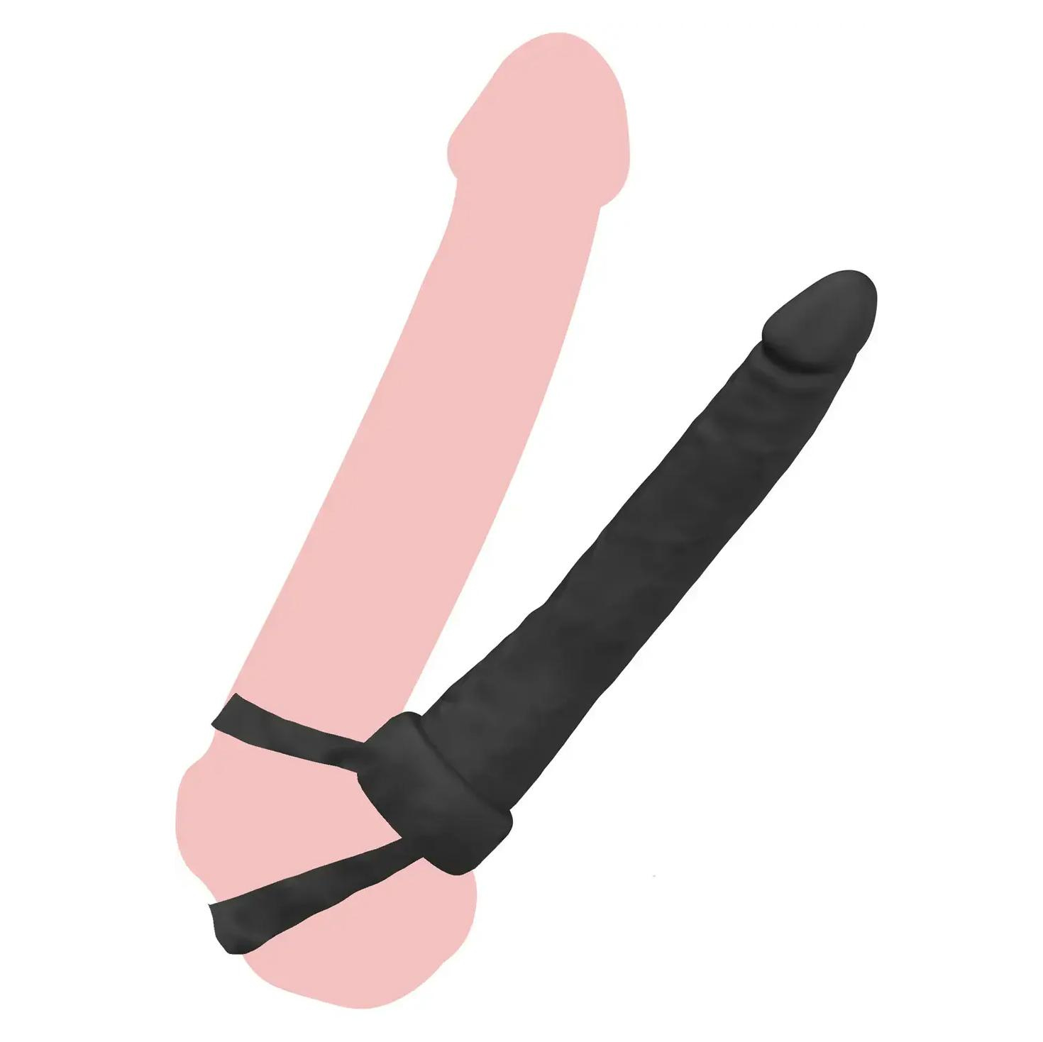 Hidden Desire Double Trouble Anal Penetrator, nástavec pro dvojitou penetraci 15,5 x 2 cm