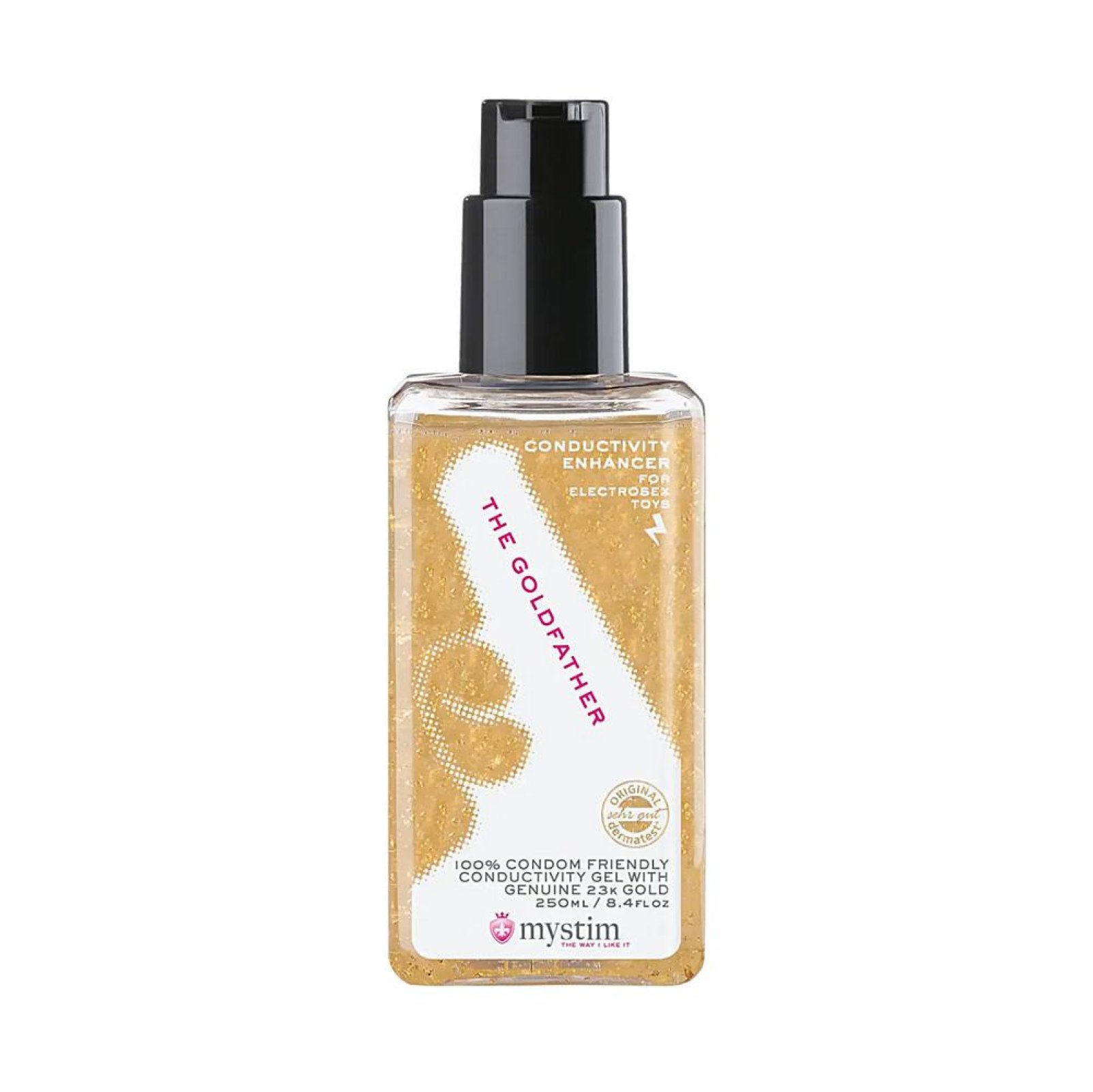 Mystim The Goldfather Elektrovodivý gel s 23k zlatem - 250 ml