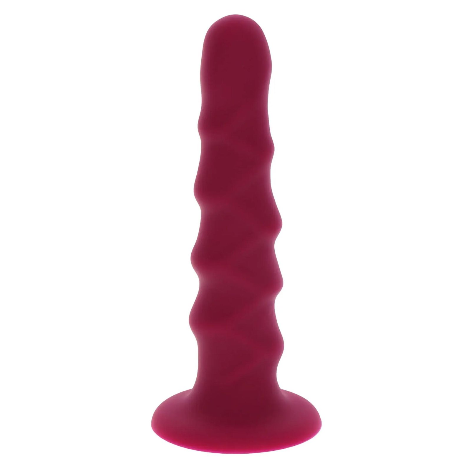Silikonové dildo s přísavkou Ribbed Dong (16 cm)