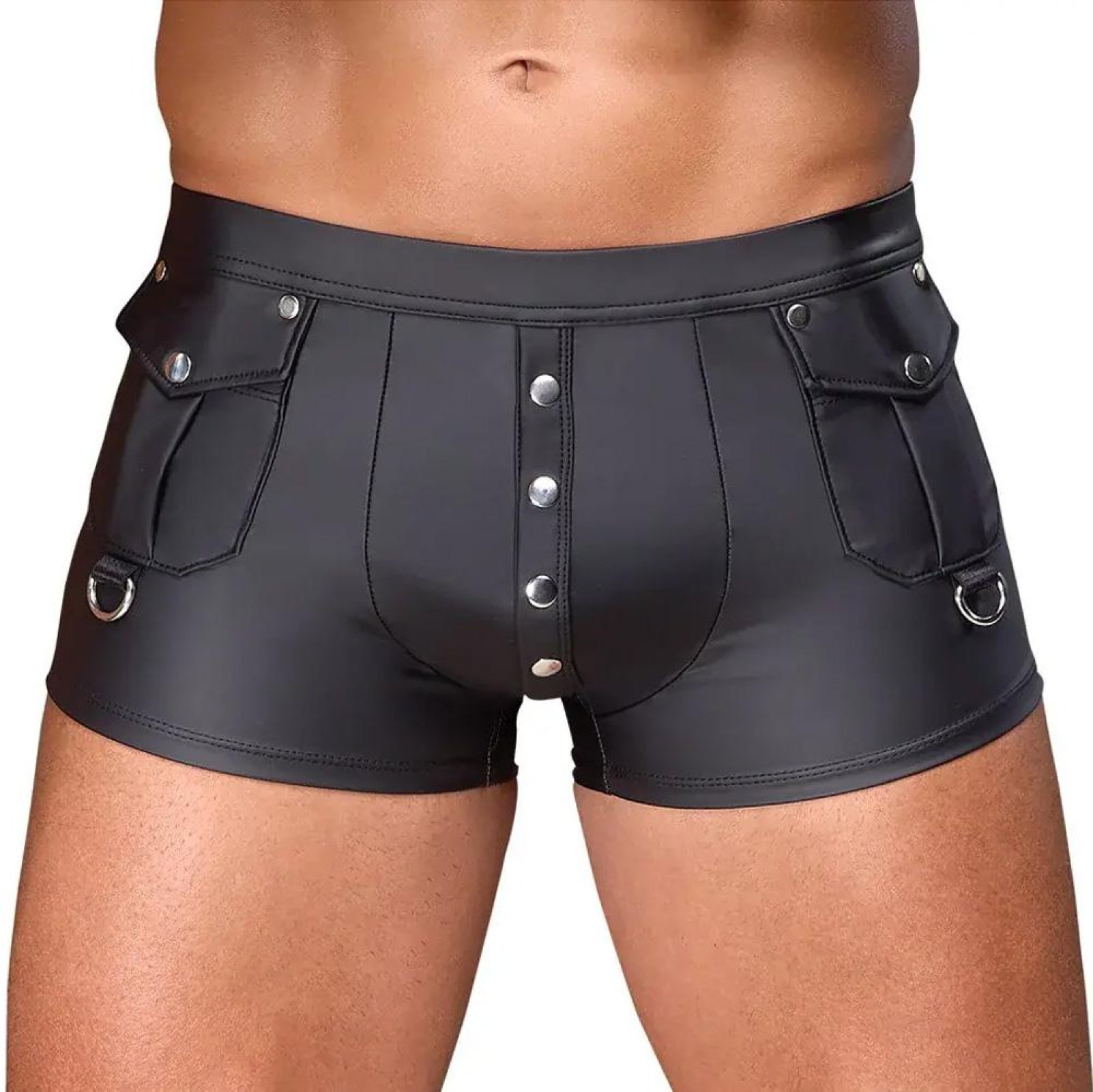 NEK Boxerky s kapsičkami - černé: M
