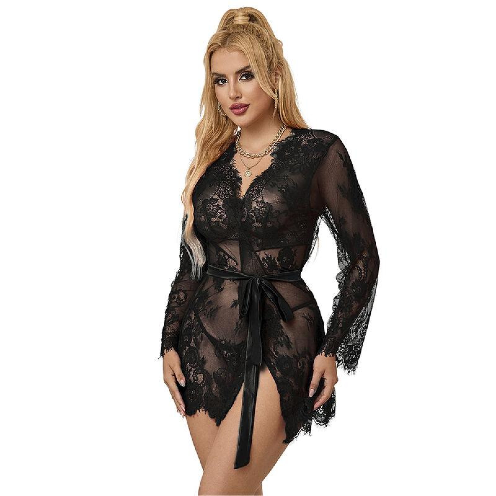 Subblime dámský župan 953751 - černý: L/XL