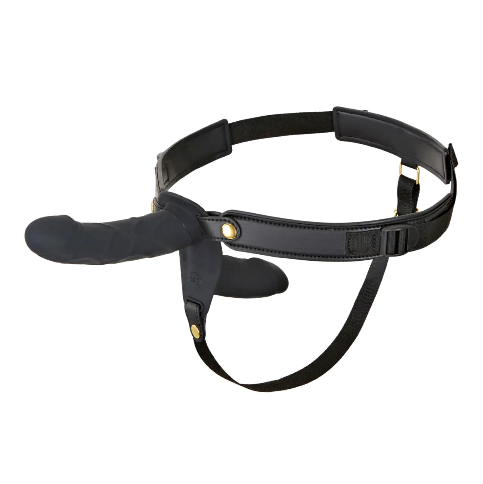 Hidden Desire Double vibrační strap-on černý