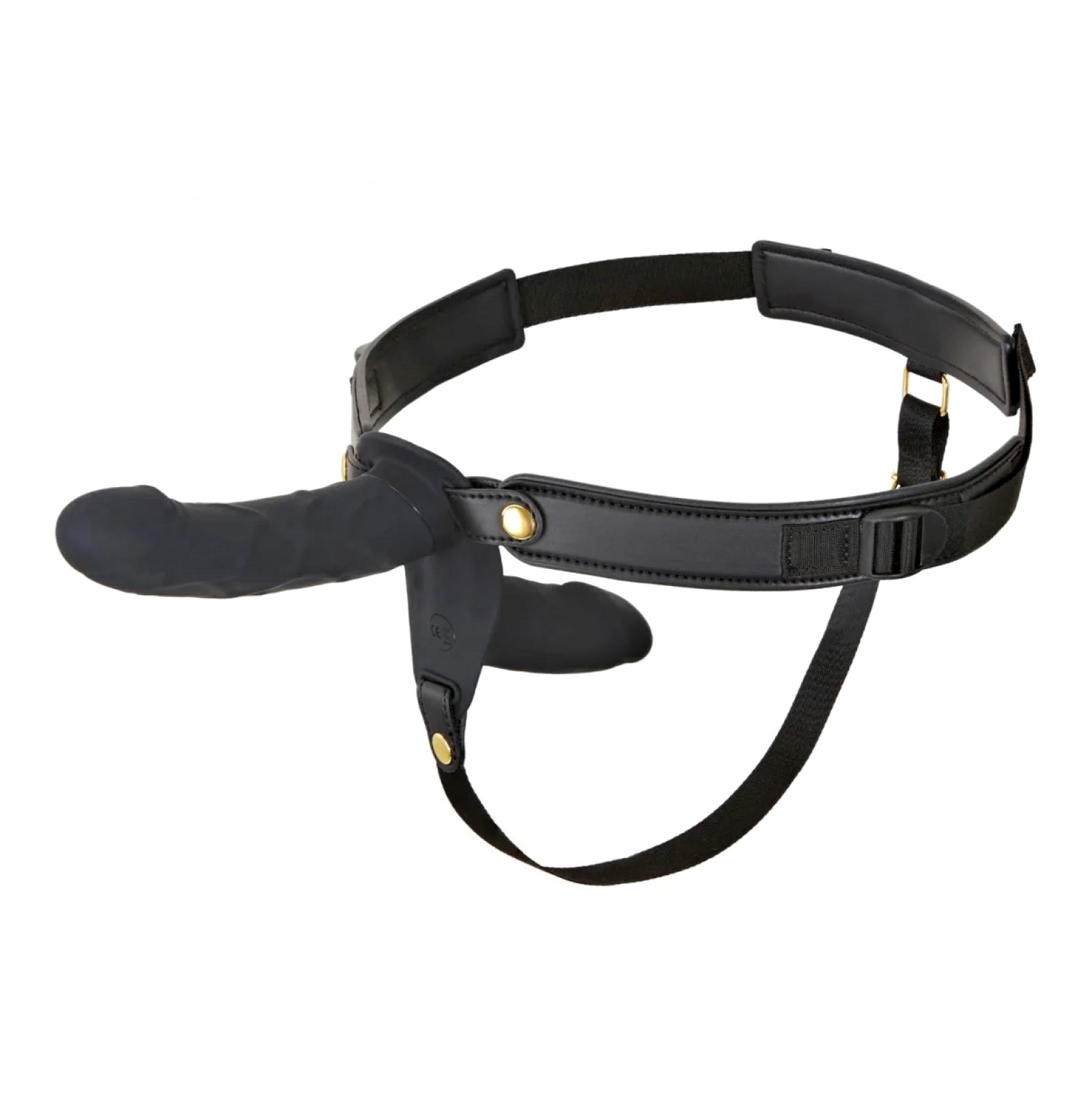 Hidden Desire Double vibrační strap-on černý