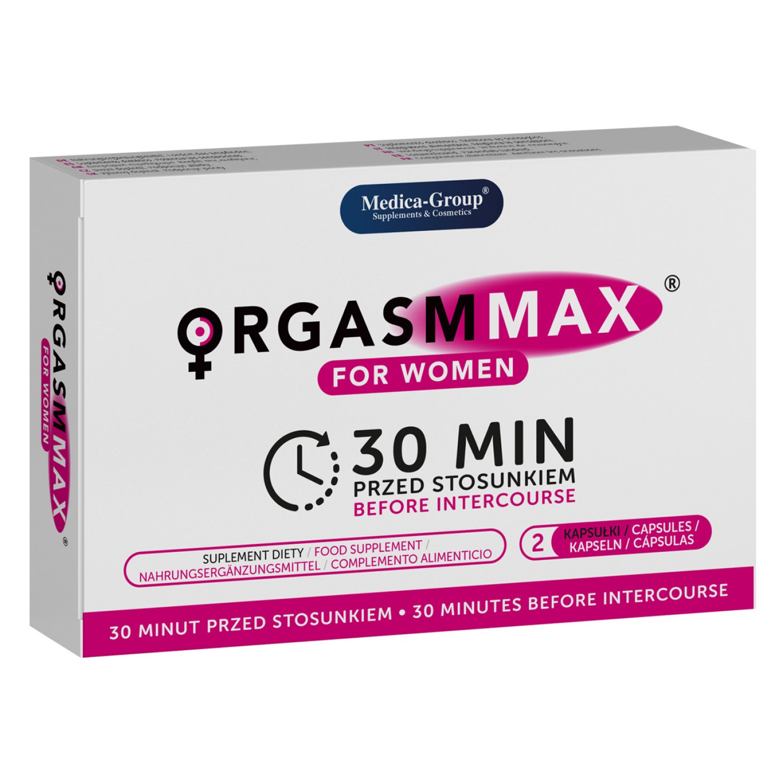 Medica-group Orgasm Max For Women 2 kapsle (doplněk stravy)
