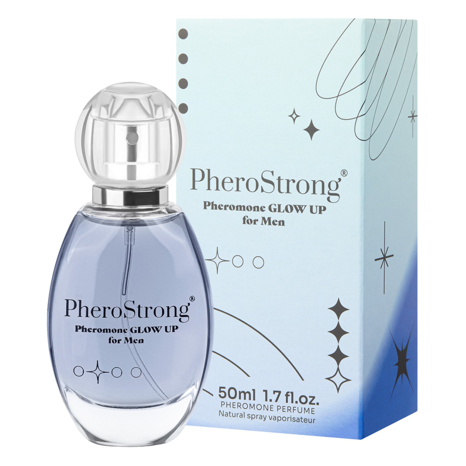 PheroStrong Glow up - feromonový parfém pro muže - 50 ml