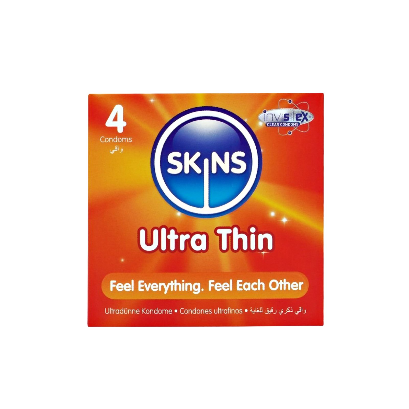 SKINS kondomy Ultra thin 4 ks